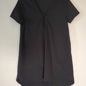 Shein Black Short Sleeve T-Shirt Size Medium